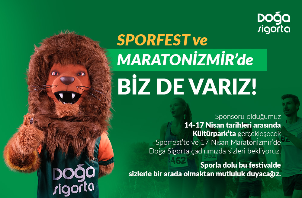 SPORFEST VE MARATONİZMİR’DE BİZ DE VARIZ! Görsel