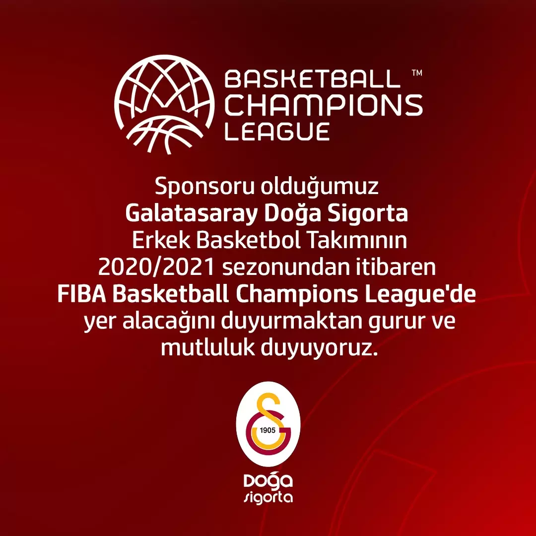 Galatasaray Doğa Sigorta Şampiyonlar Ligi’nde Mücadele Edecek Görsel